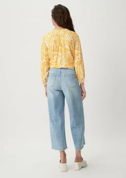 Baumwollbluse aus Crêpe