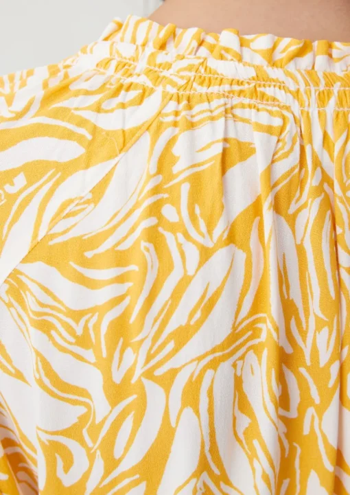 Baumwollbluse aus Crêpe