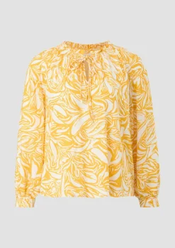 Baumwollbluse aus Crêpe