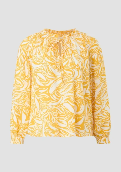 Baumwollbluse aus Crêpe