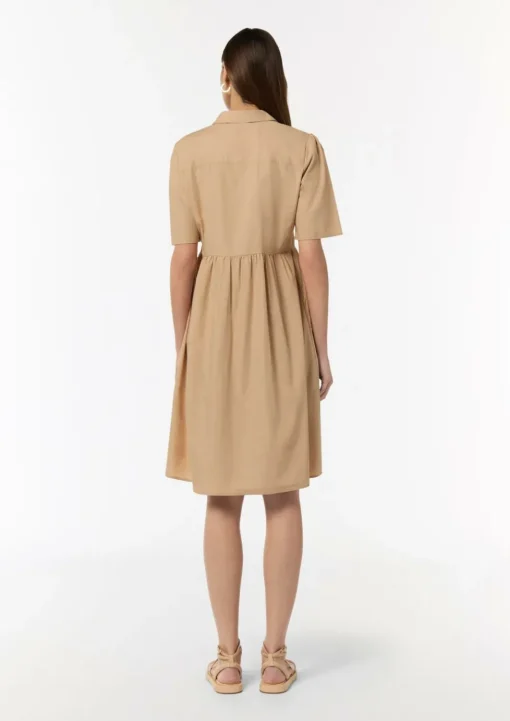 Baumwollkleid mit Hemdkragen