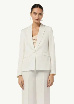 Blazer aus Leinenmix