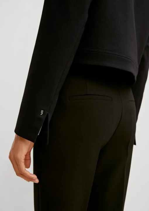 Blazer mit Fischgrat-Muster