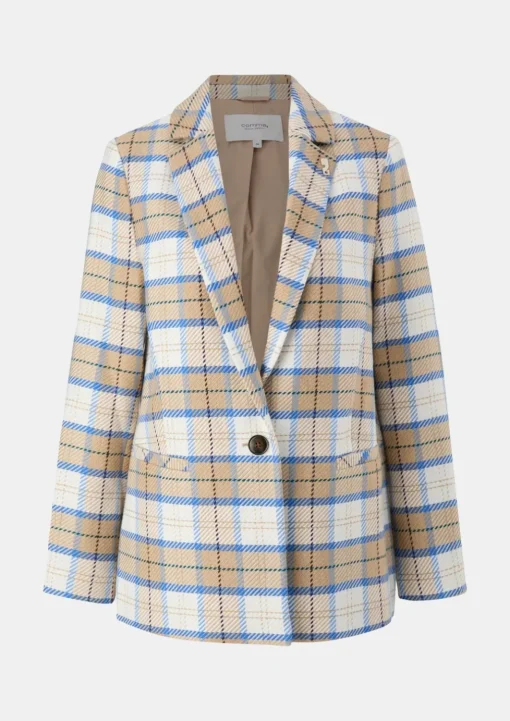 Blazer mit Karomuster