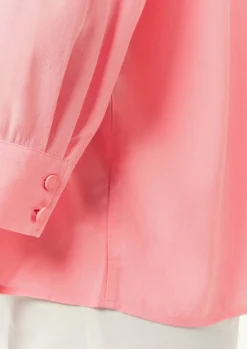 Bluse aus Crêpe