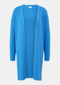 Cardigan aus Rippstrick