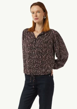 Crêpe-Bluse aus Viskose