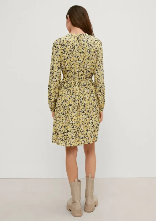 Crêpe-Kleid aus Viskose
