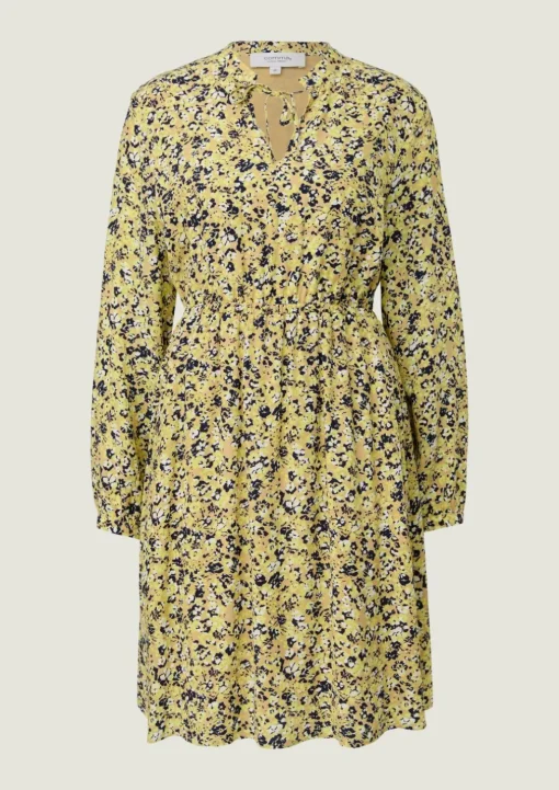 Crêpe-Kleid aus Viskose