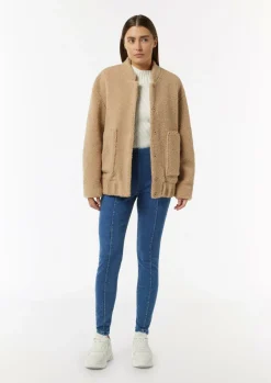 Elastische Jeggings mit Ziernähten
