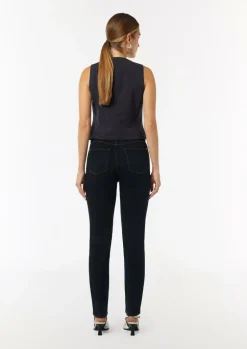 Elastische Slim-Leg-Jeans mit dunkler Waschung