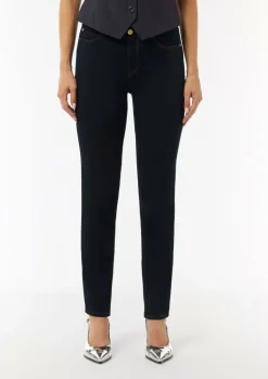 Elastische Slim-Leg-Jeans mit dunkler Waschung