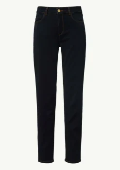 Elastische Slim-Leg-Jeans mit dunkler Waschung