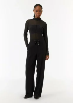 Elegante Stoffhose mit Bindeband
