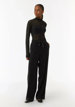 Elegante Stoffhose mit Bindeband