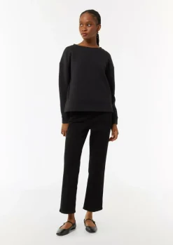 Feines Sweatshirt mit Musterstruktur