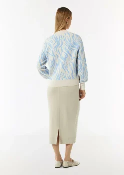 Feinstrickpullover mit Jacquard-Muster