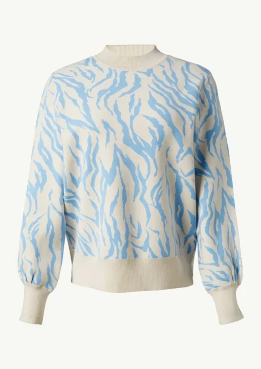 Feinstrickpullover mit Jacquard-Muster