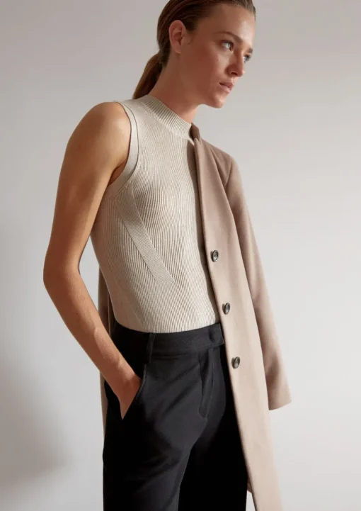 Feinstricktop aus Viskosemix