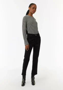 Flared-Leg-Jeans aus Baumwollstretch