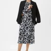 Fließendes Maxikleid mit All-over-Print