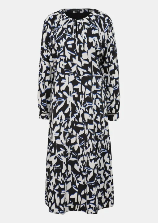 Fließendes Maxikleid mit All-over-Print