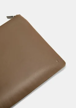 Hochwertige Laptop-Tasche aus Leder
