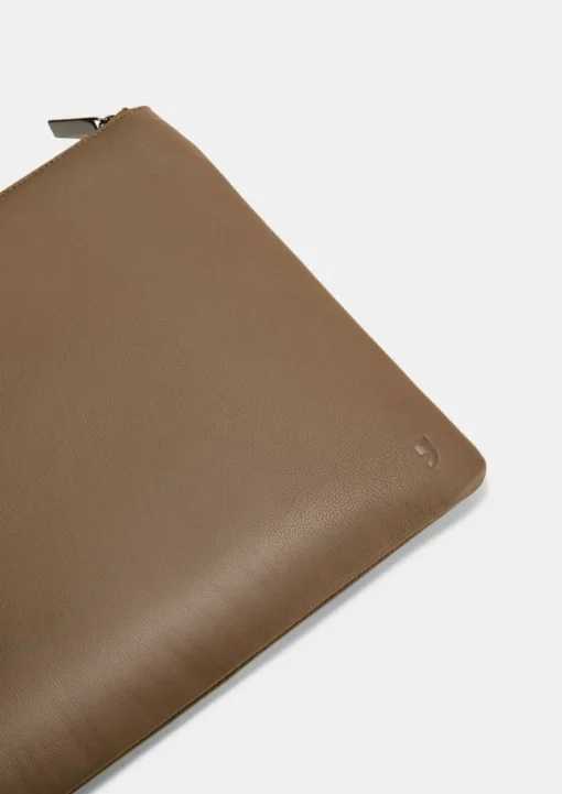 Hochwertige Laptop-Tasche aus Leder