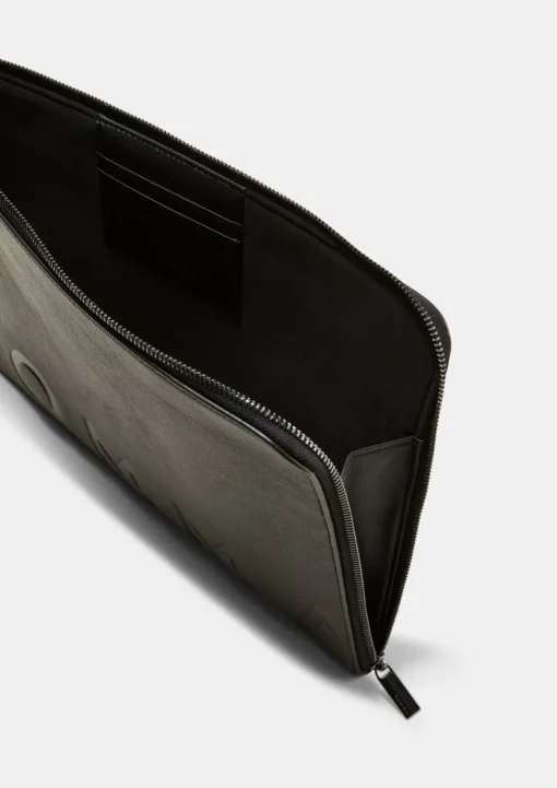 Hochwertige Laptop-Tasche aus Leder