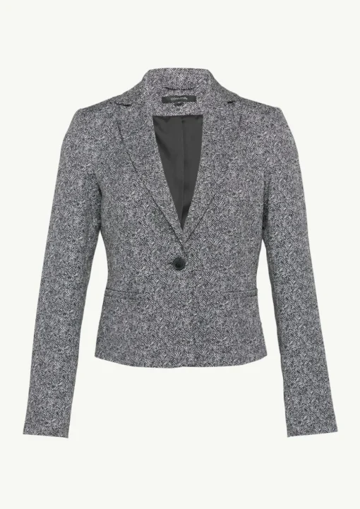 Jacquard-Blazer mit Reverskragen