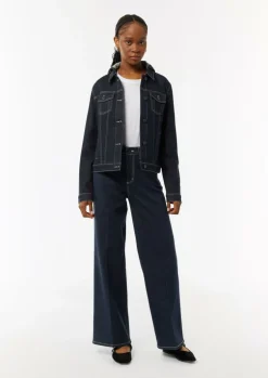 Jeans-Hose mit Wide Leg