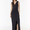 Jersey-Kleid in Wickel-Optik