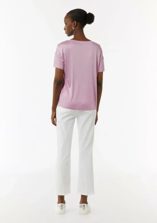 Jersey-T-Shirt im Relaxed Fit mit Front-Print
