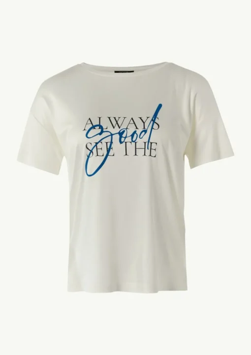 Jersey-T-Shirt im Relaxed Fit mit Front-Print