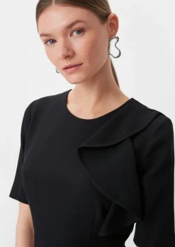 Kleid mit Volant-Detail