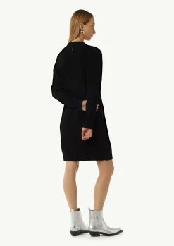 Kleid mit Zopfmuster-Detail