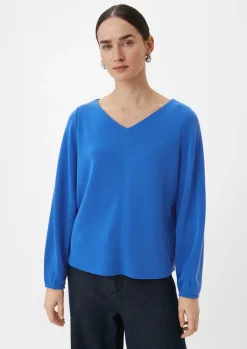 Langarmshirt aus weichem Scuba