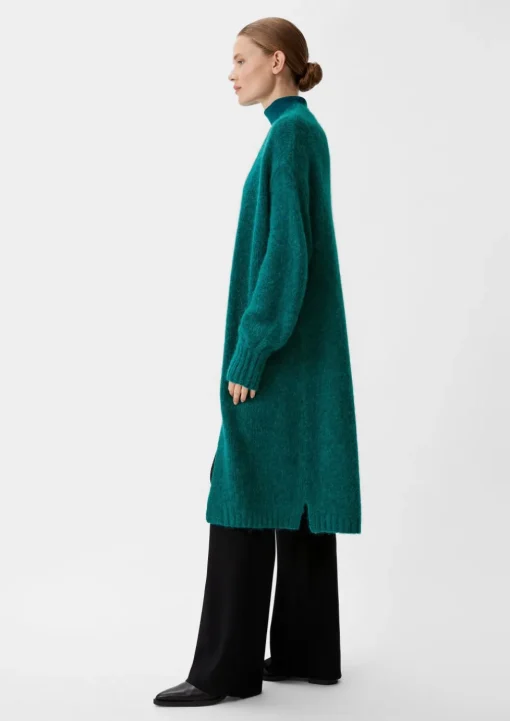 Lange Strickjacke
