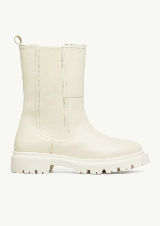 Lederstiefel mit Profilsohle