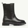 Lederstiefel mit Profilsohle