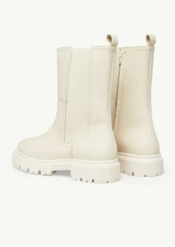 Lederstiefel mit Profilsohle