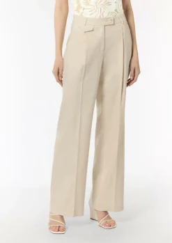 Leinen-Mix-Hose mit Eingrifftaschen