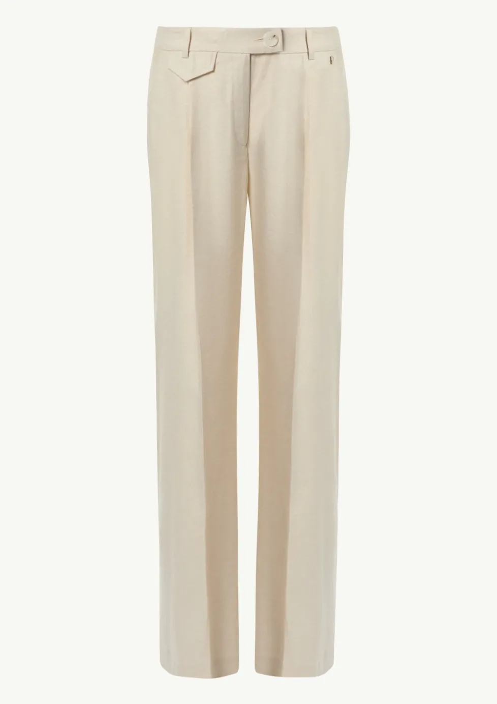 Leinen-Mix-Hose mit Eingrifftaschen