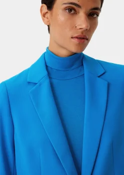Longblazer aus Crêpe