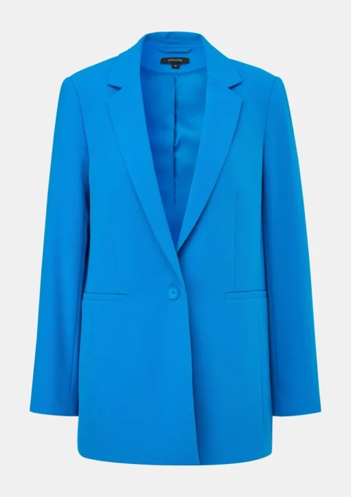 Longblazer aus Crêpe