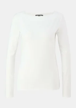 Longsleeve mit eckigem Ausschnitt