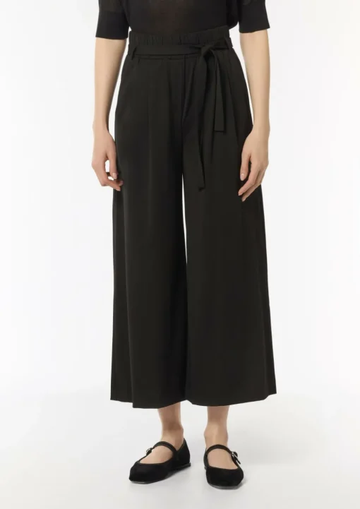 Loose: Stoffhose in Crop-Länge