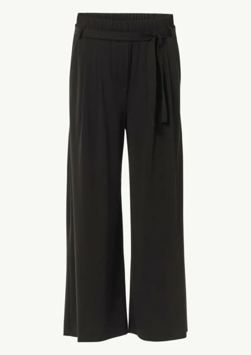 Loose: Stoffhose in Crop-Länge
