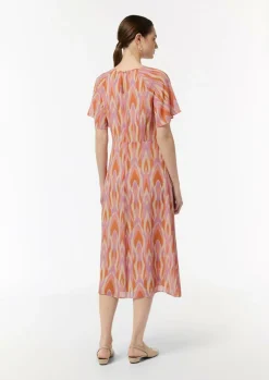 Maxi-Kleid aus Chiffon
