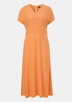 Midi-Kleid aus Satin